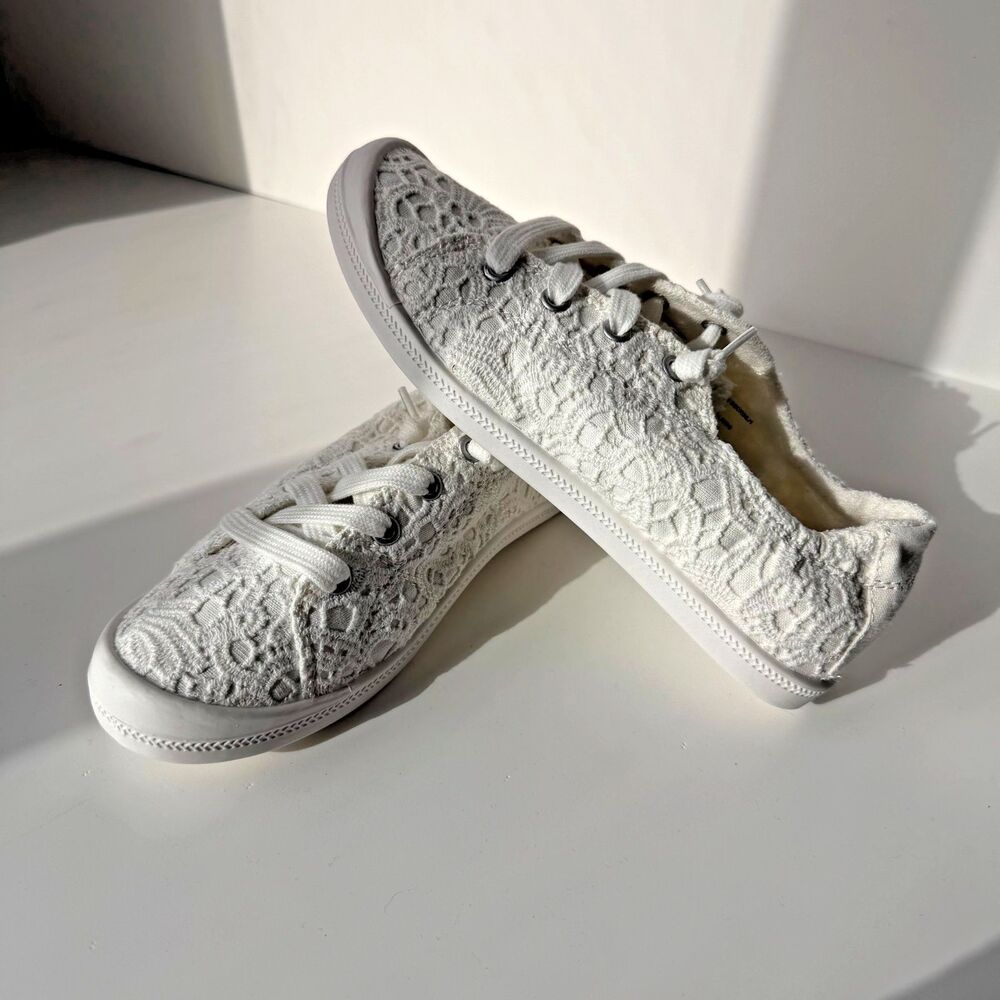 Madden Girl Women's Beckie-C Natural/white color /slip on 6.5 NWB Bridal
